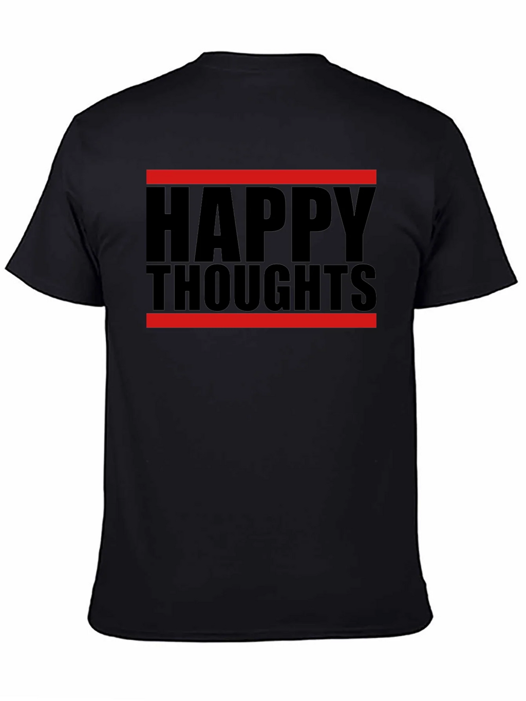 Happy Thoughts Graphic Tee - Black T-Shirt product image 4