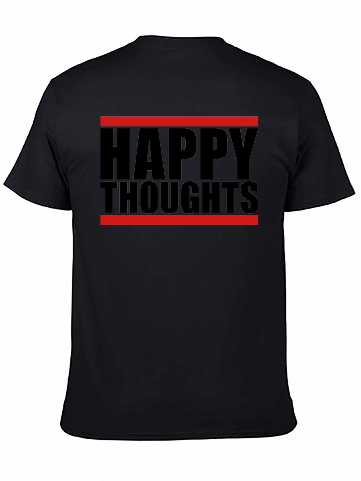 Happy Thoughts Graphic Tee - Black T-Shirt product image 4