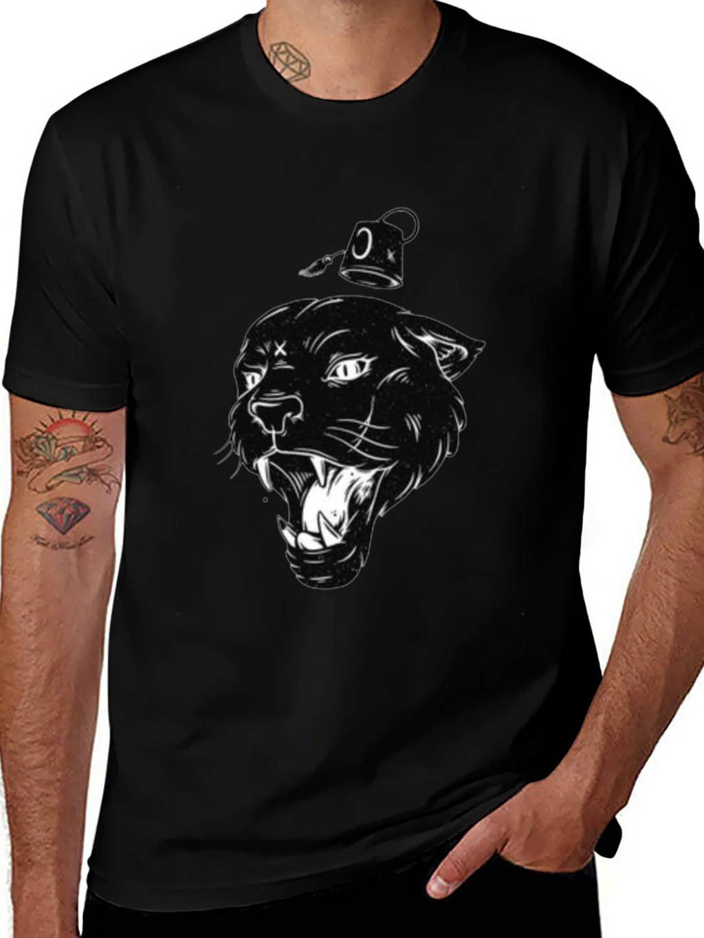 Black Panther Graphic Print T-Shirt product image 1