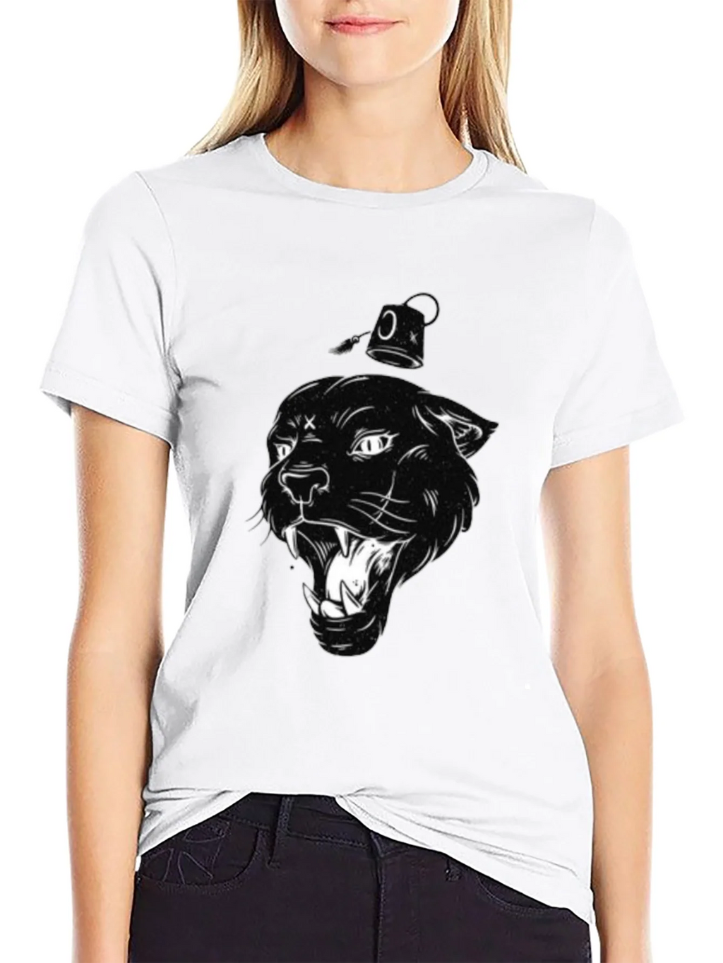 Black Panther Graphic Print T-Shirt product image 8