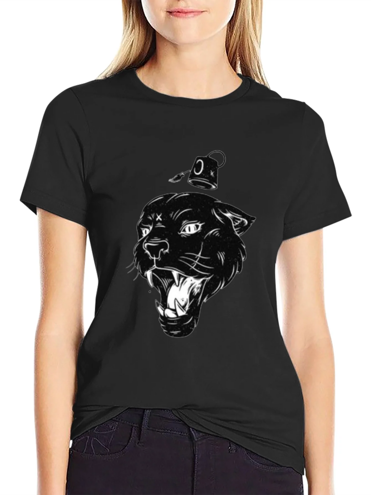 Black Panther Graphic Print T-Shirt product image 2
