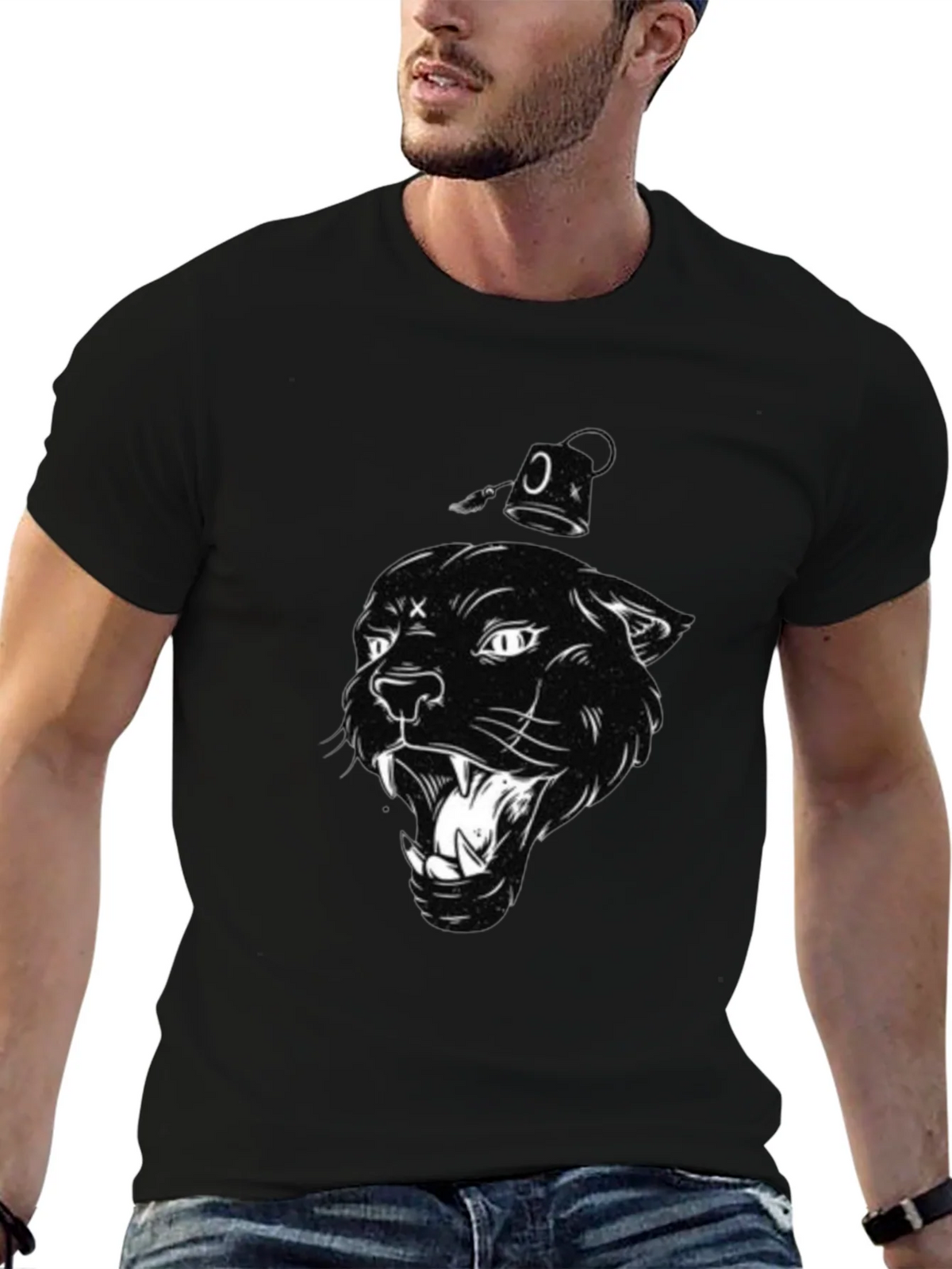 Black Panther Graphic Print T-Shirt product image 6