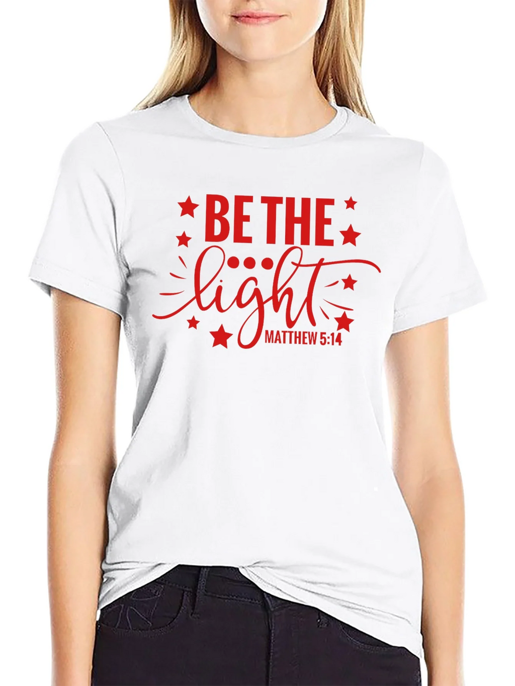 Be The Light Graphic T-Shirt Christian Apparel product image 8
