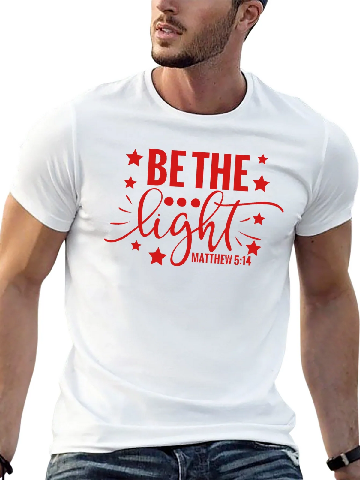 Be The Light Graphic T-Shirt Christian Apparel product image 12
