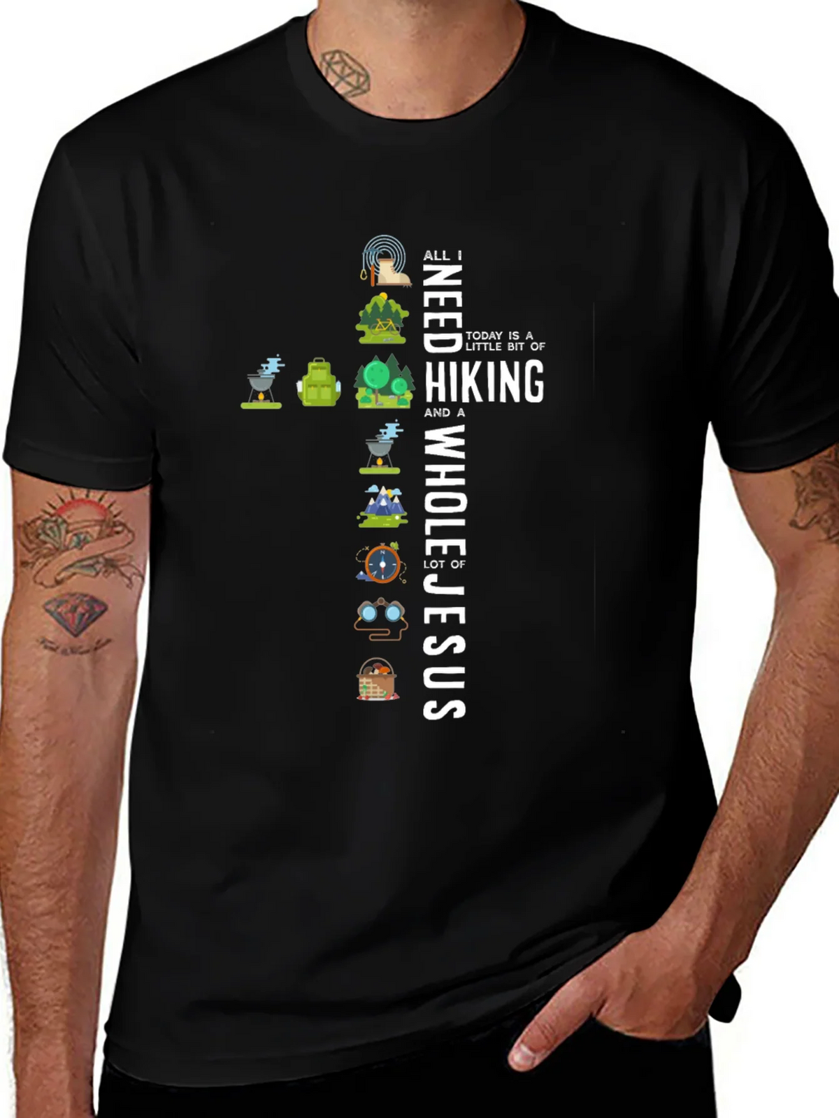 Hiking and Jesus T-Shirt product image 1