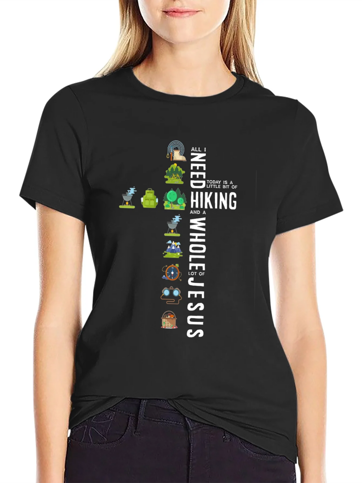 Hiking and Jesus T-Shirt product image 2