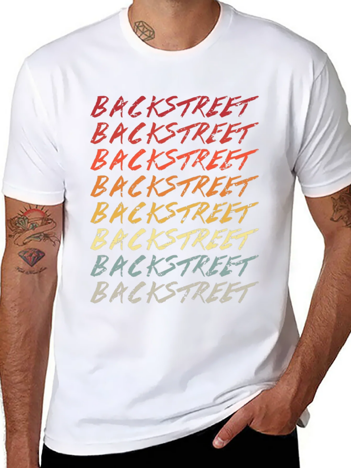 Retro Backstreet Text Graphic Tee product image 7