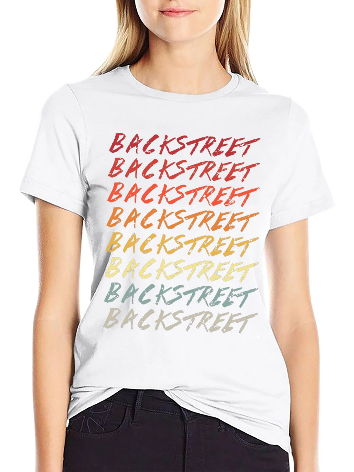 Retro Backstreet Text Graphic Tee product image 8