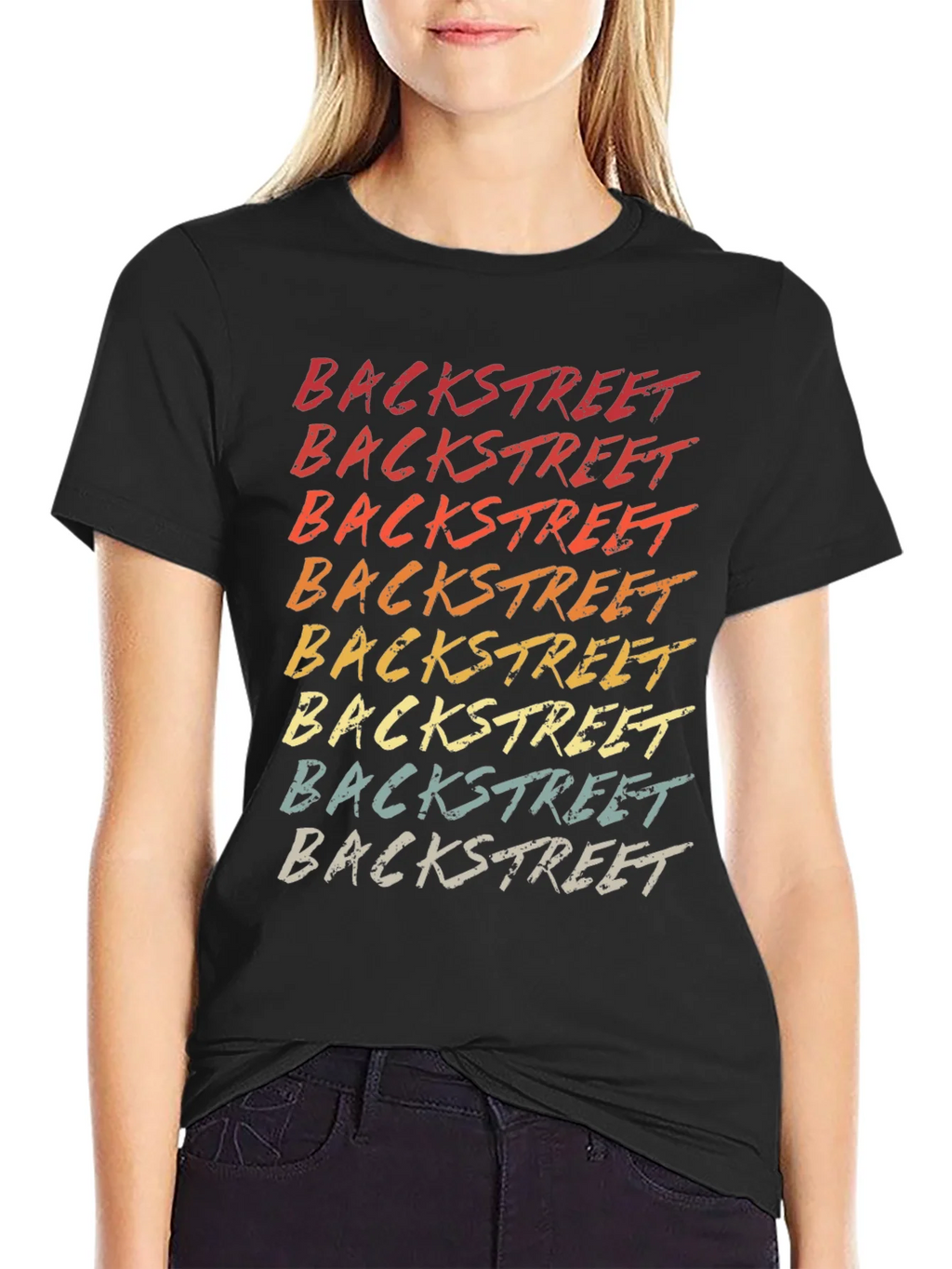 Retro Backstreet Text Graphic Tee product image 2