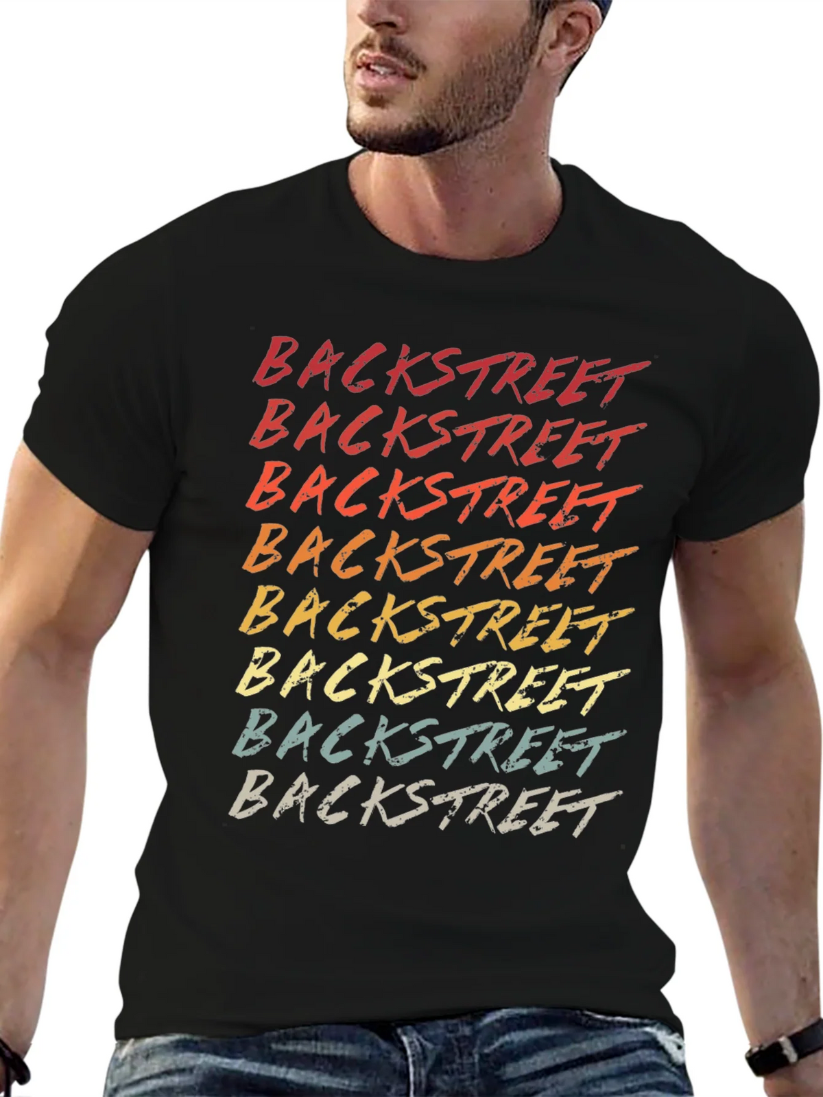 Retro Backstreet Text Graphic Tee product image 6