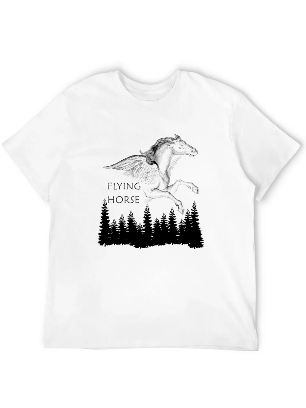 Flying Horse Graphic Tee - Mens Black T-Shirt product image 11