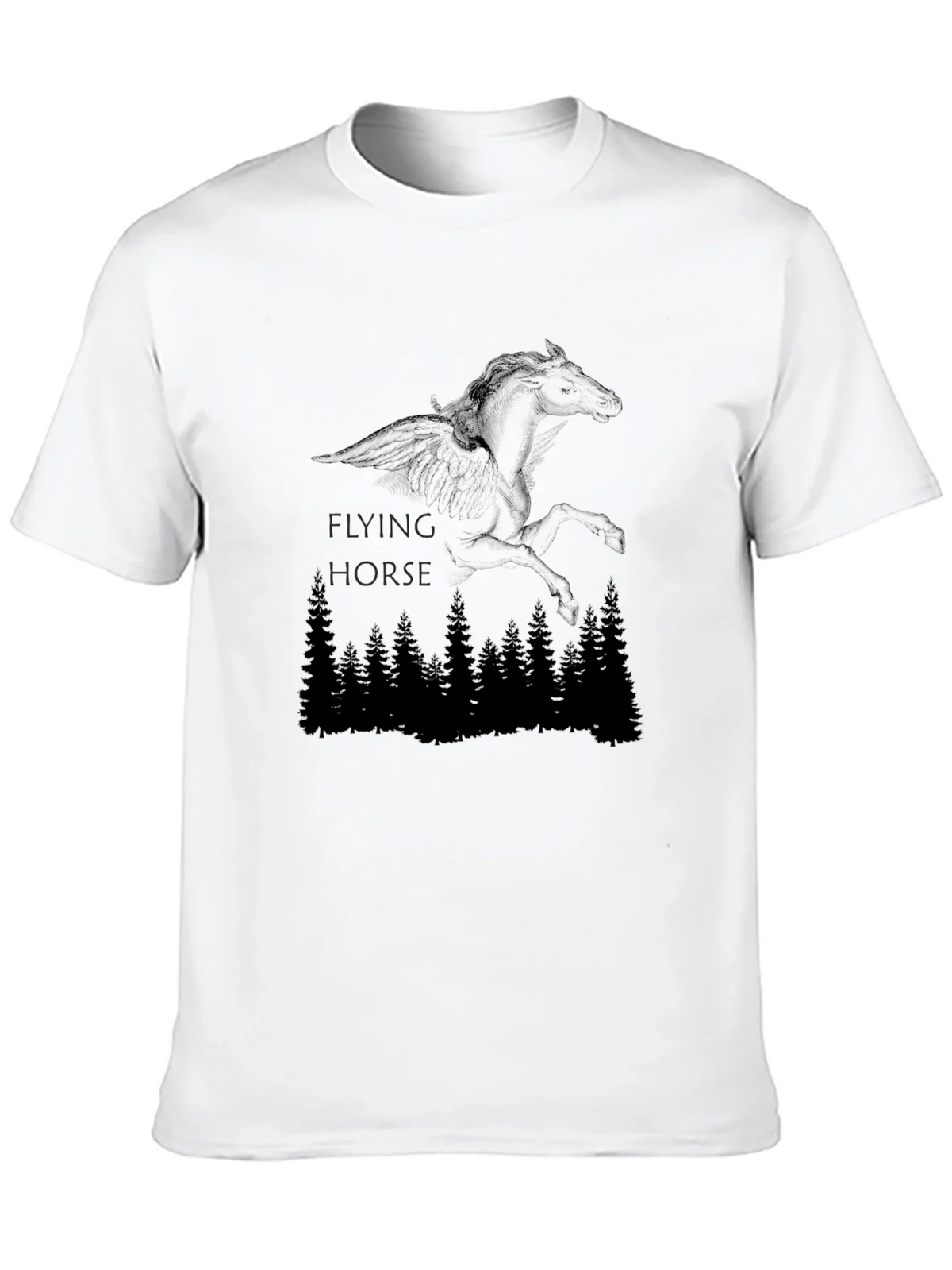 Flying Horse Graphic Tee - Mens Black T-Shirt product image 9