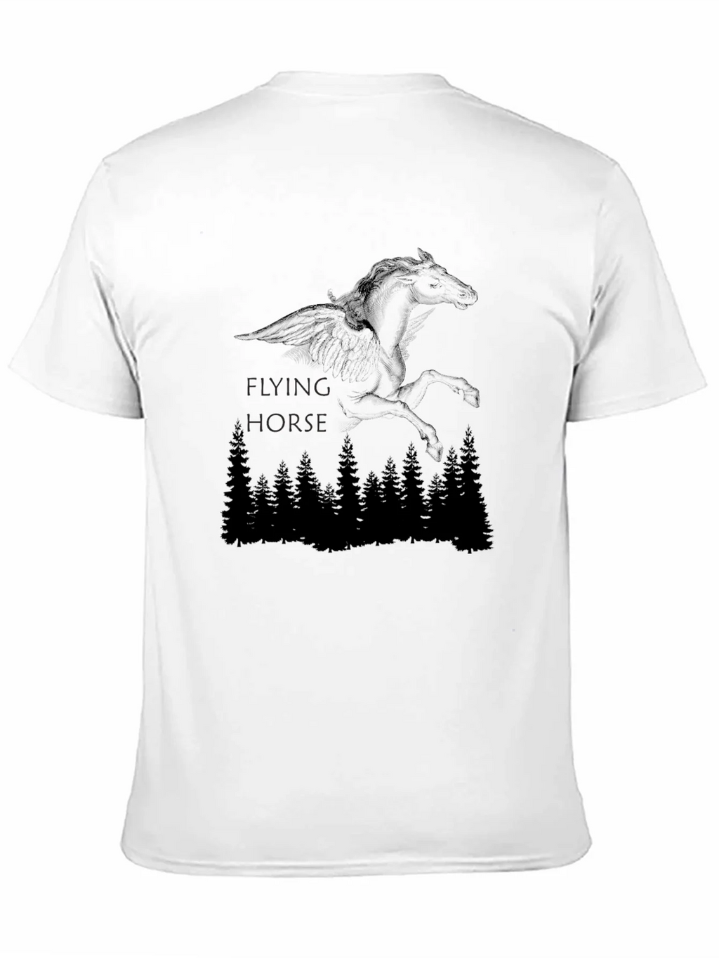 Flying Horse Graphic Tee - Mens Black T-Shirt product image 10