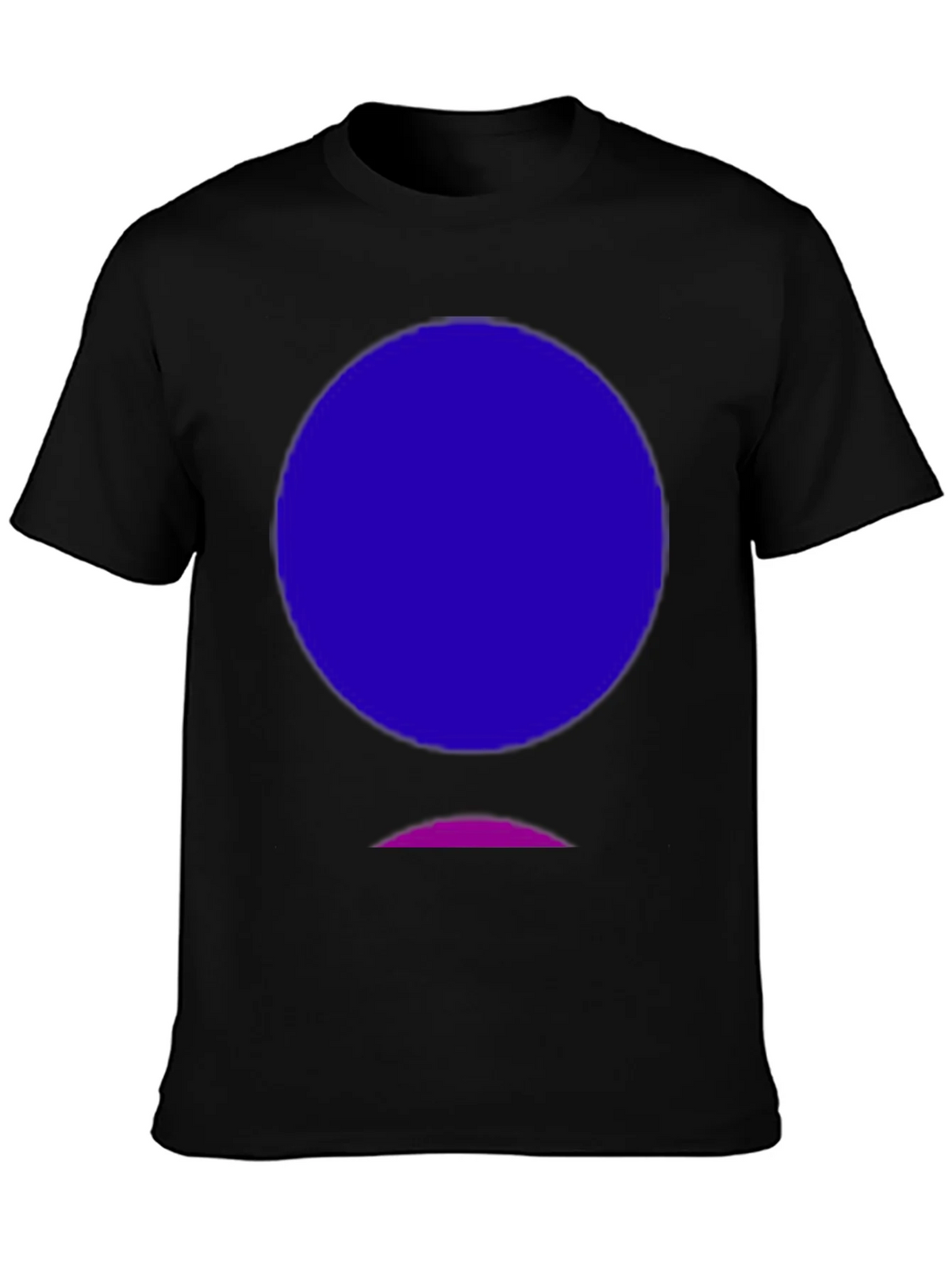 Abstract Graphic Tee - Black Cotton Blend product image 3