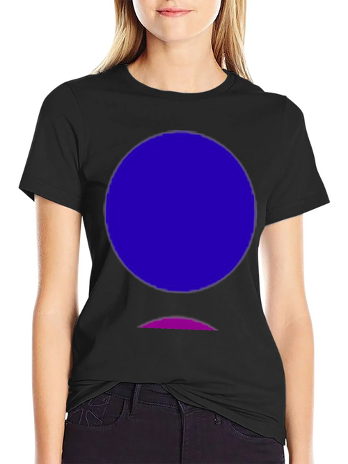 Abstract Graphic Tee - Black Cotton Blend product image 2