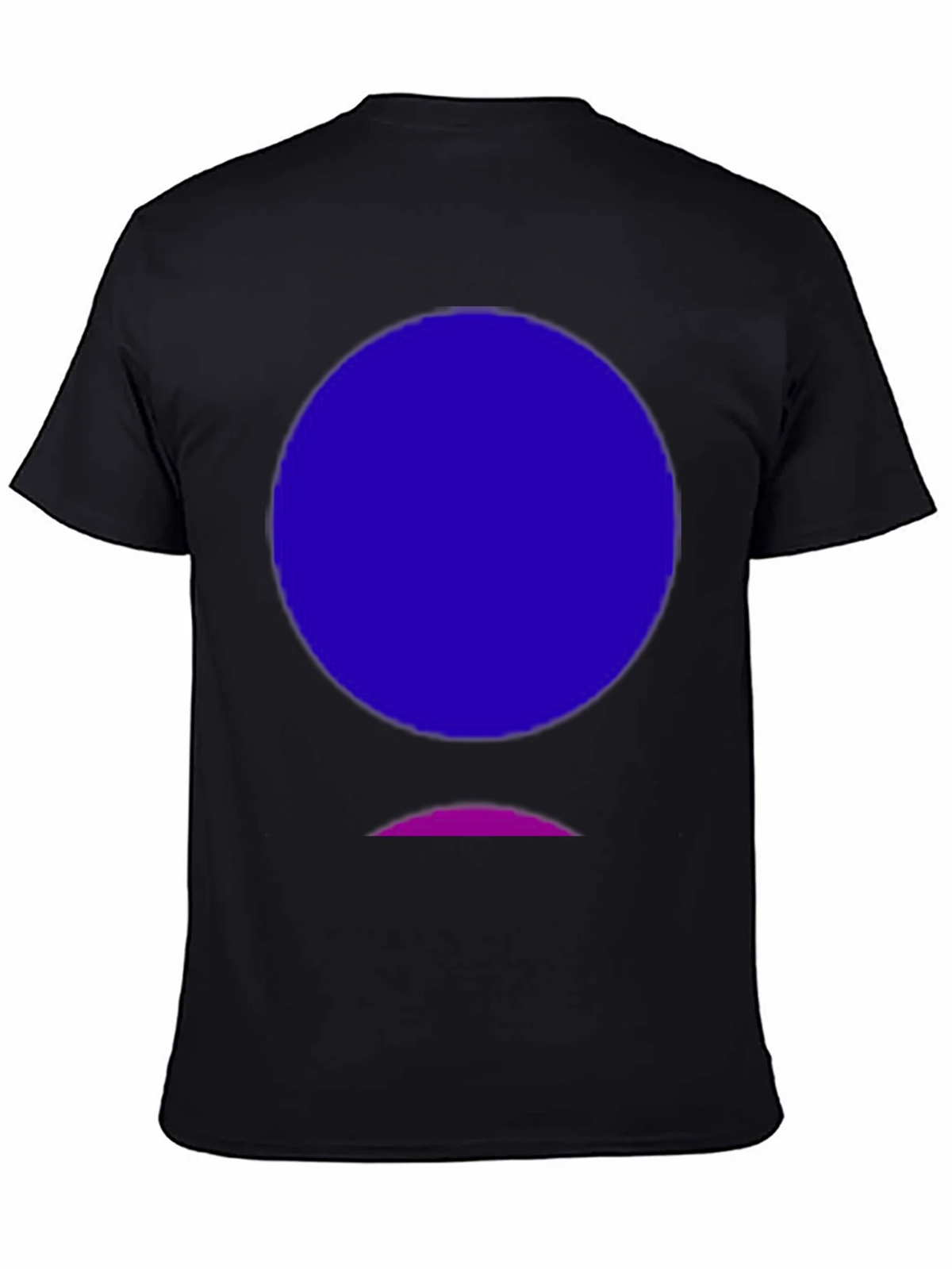 Abstract Graphic Tee - Black Cotton Blend product image 4