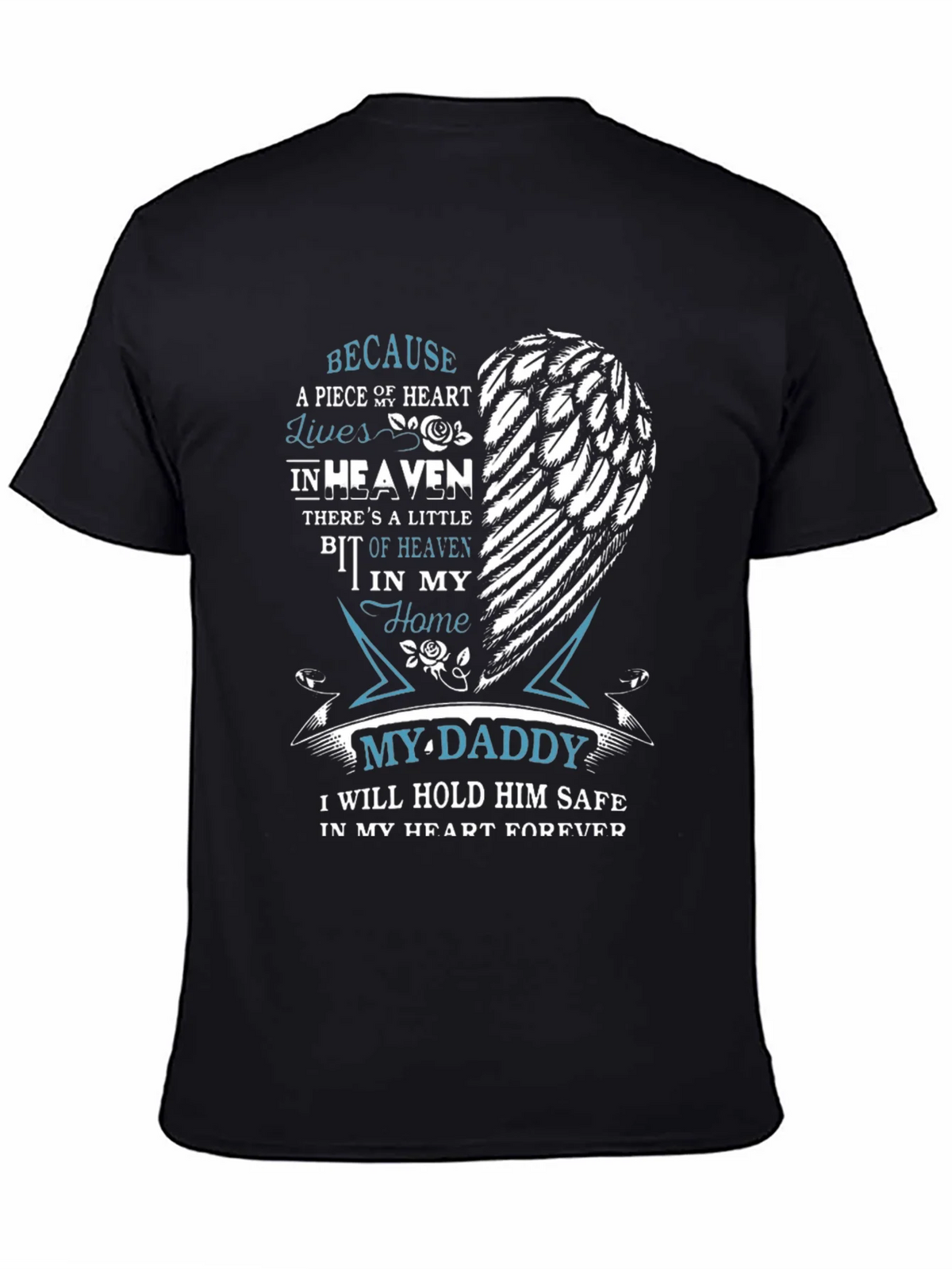 Memorial My Daddy T-Shirt - Heart in Heaven product image 4