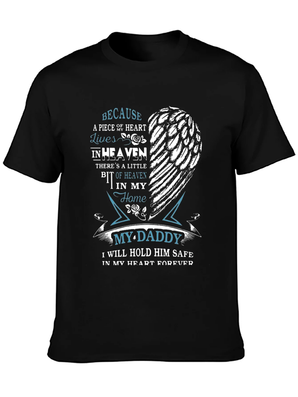 Memorial My Daddy T-Shirt - Heart in Heaven product image 3