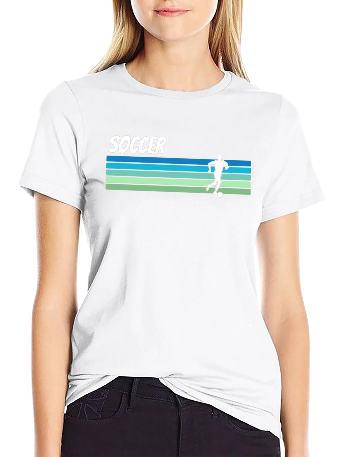 Retro Soccer Player Graphic Tee product image 8