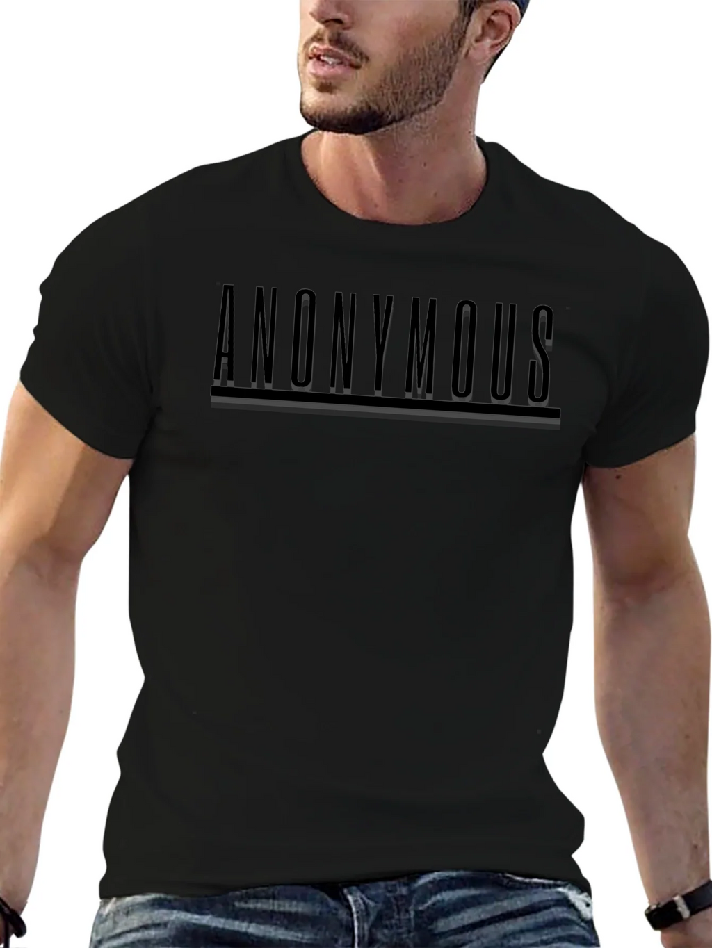 Anonymous Black T-Shirt product image 6
