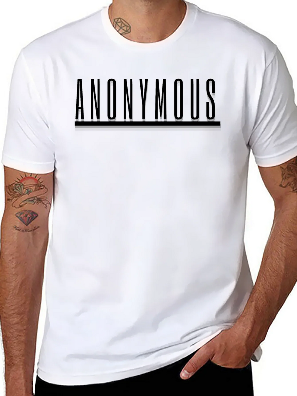 Anonymous Black T-Shirt product image 7