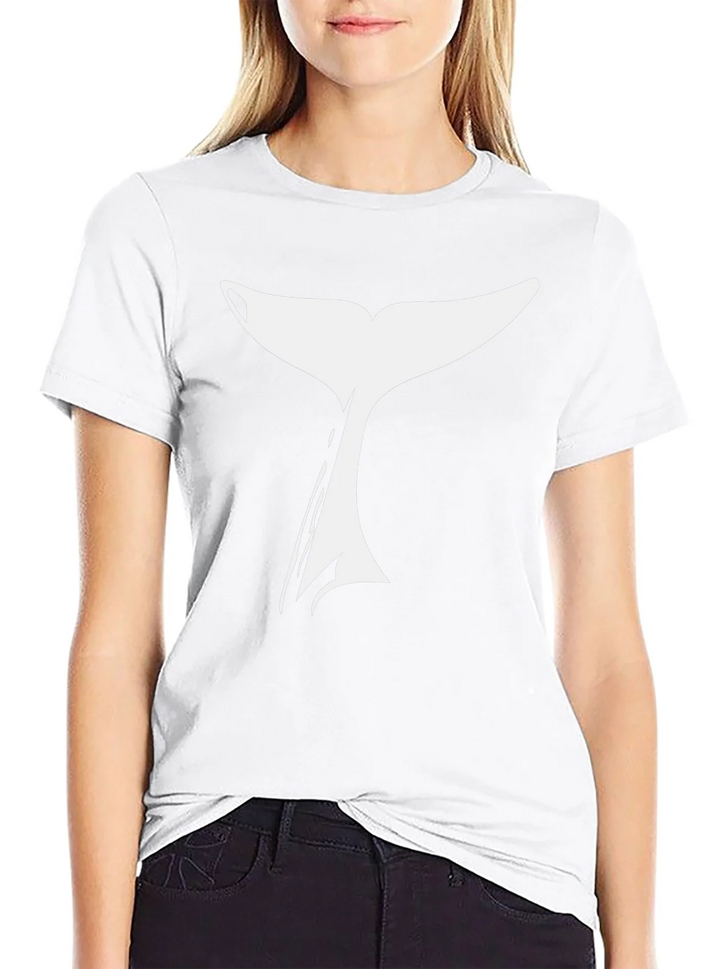 Whale Tail Graphic T-Shirt - Black product image 8