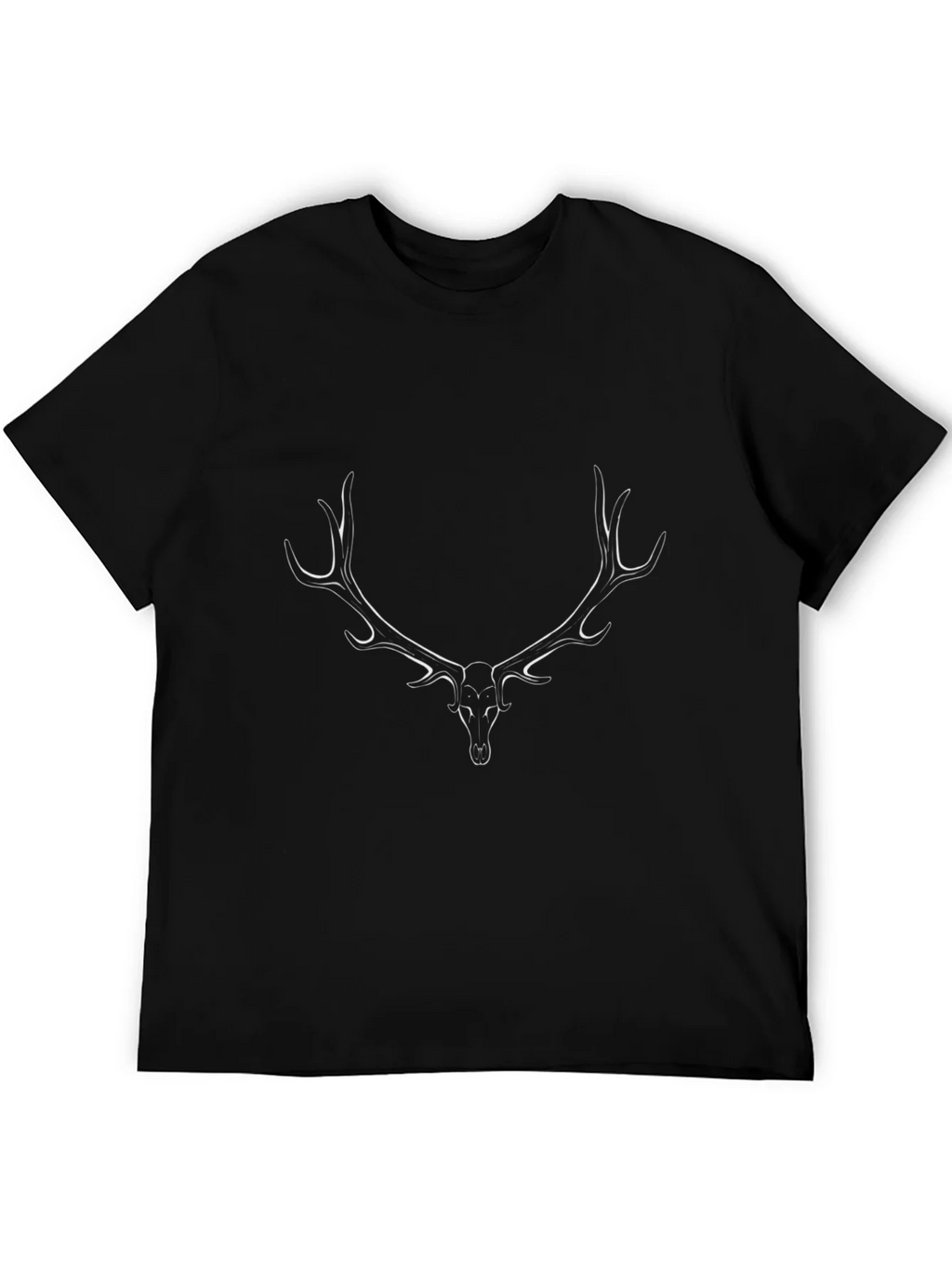 Black Deer Antler Graphic Tee product image 5