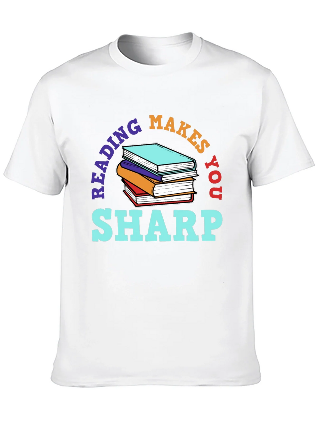 Reading Makes You Sharp Black T-Shirt product image 9