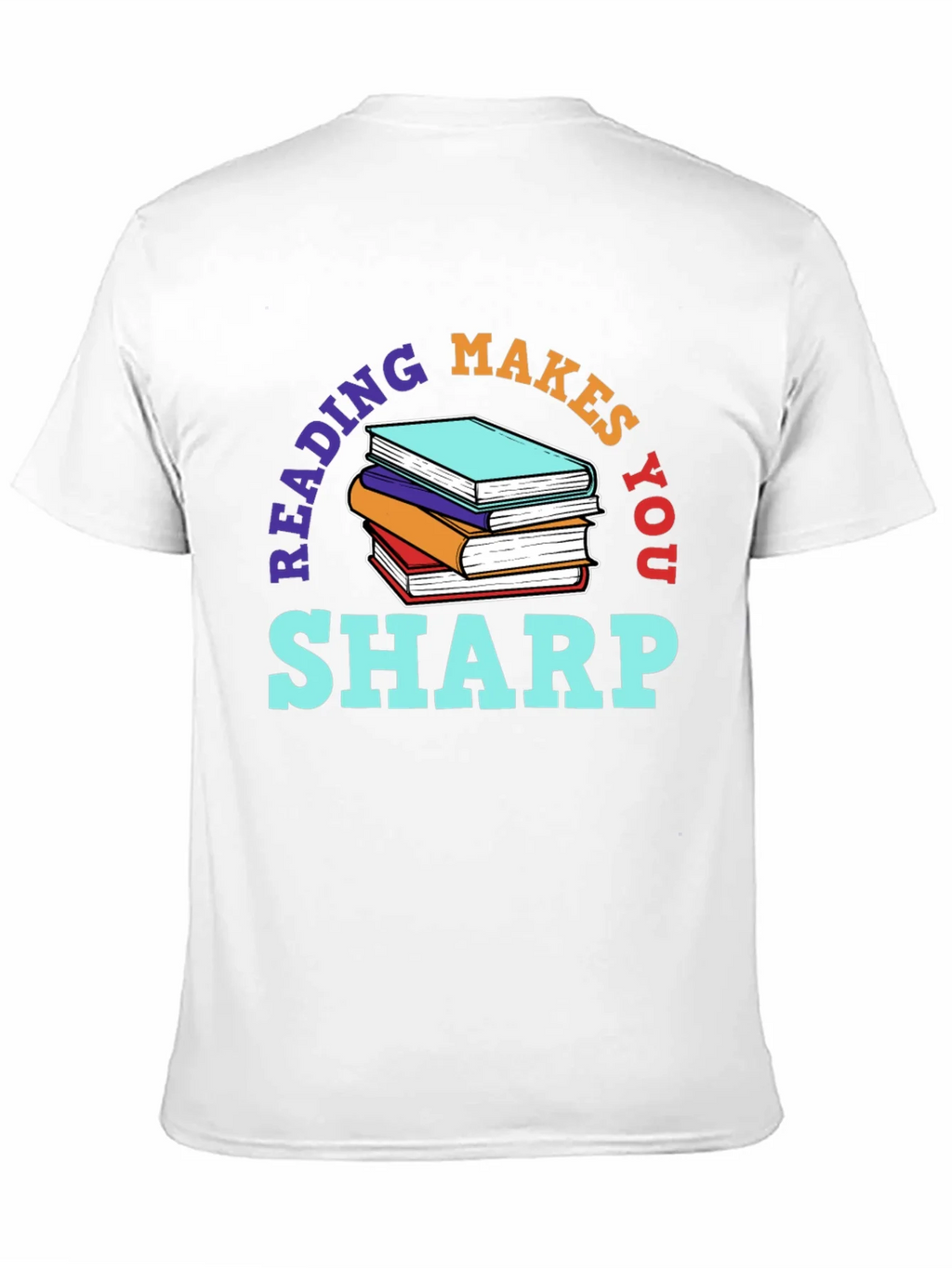 Reading Makes You Sharp Black T-Shirt product image 10