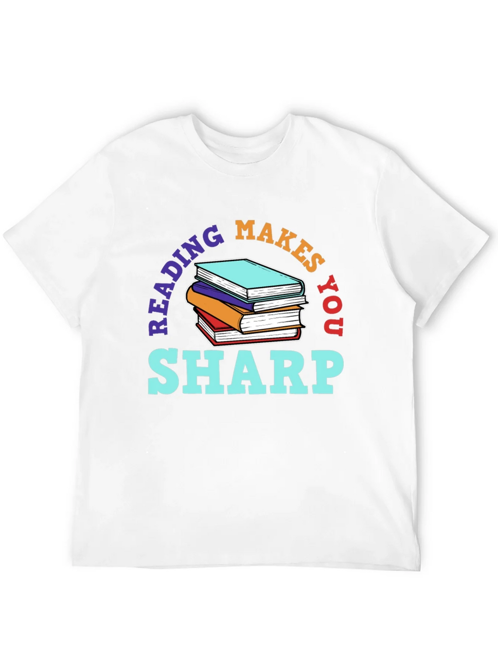 Reading Makes You Sharp Black T-Shirt product image 11