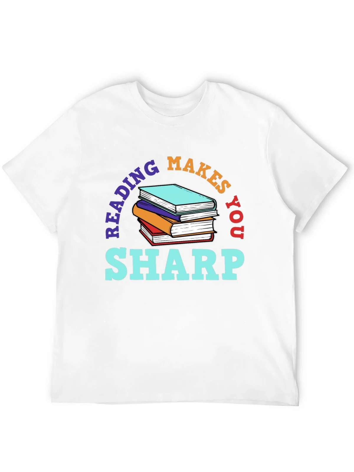 Reading Makes You Sharp Black T-Shirt product image 11