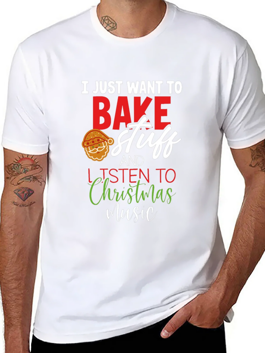 Festive Baking T-Shirt: Christmas Music & Treats product image 7
