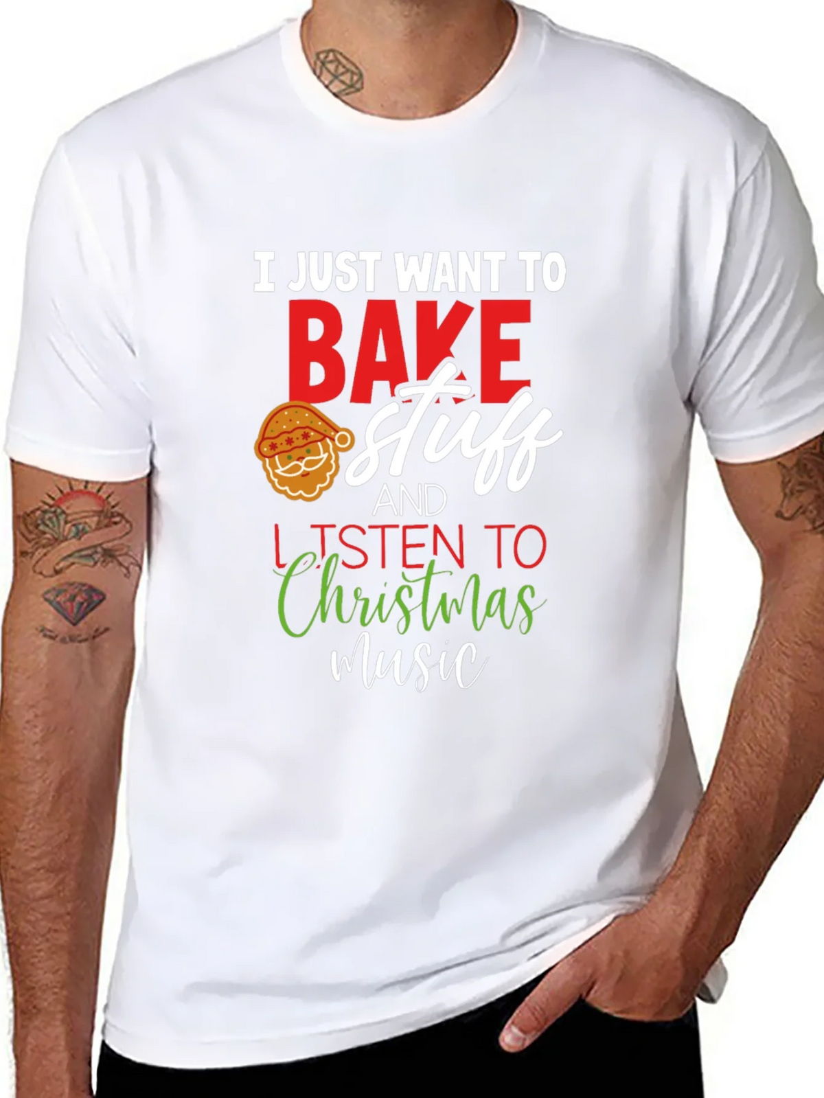 Festive Baking T-Shirt: Christmas Music & Treats product image 7