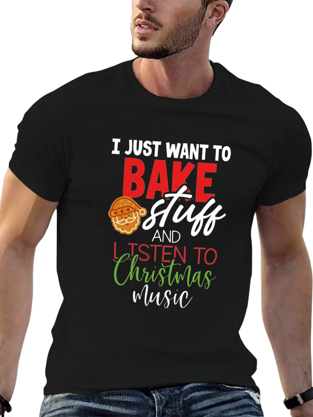 Festive Baking T-Shirt: Christmas Music & Treats product image 6