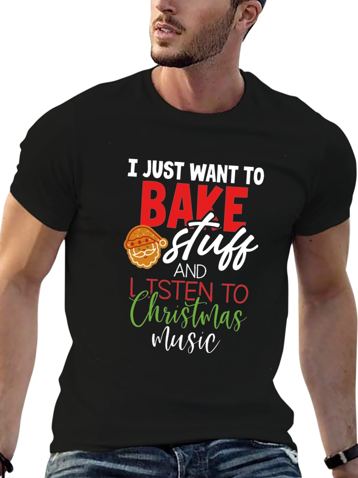 Festive Baking T-Shirt: Christmas Music & Treats product image 6
