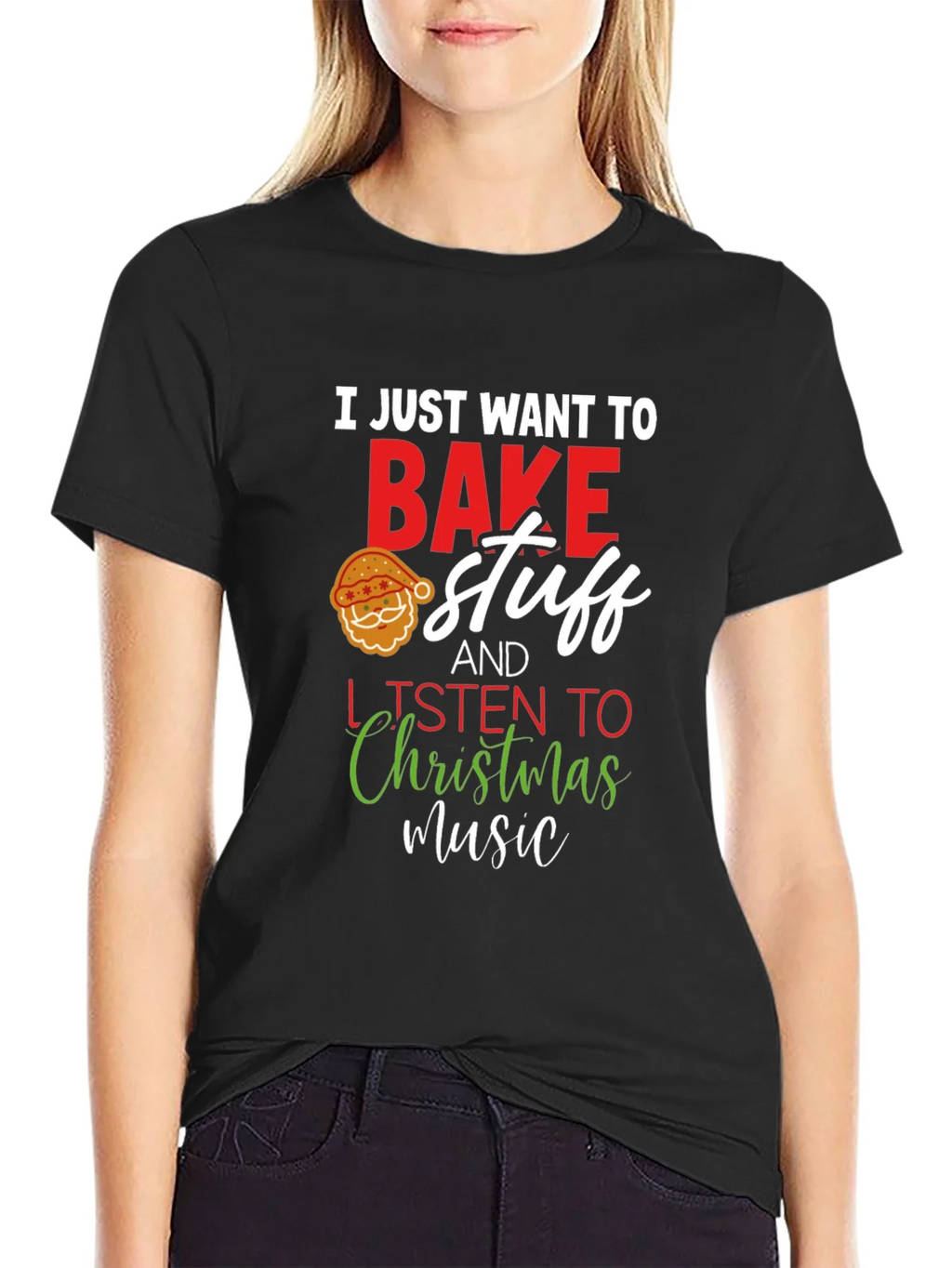 Festive Baking T-Shirt: Christmas Music & Treats product image 2