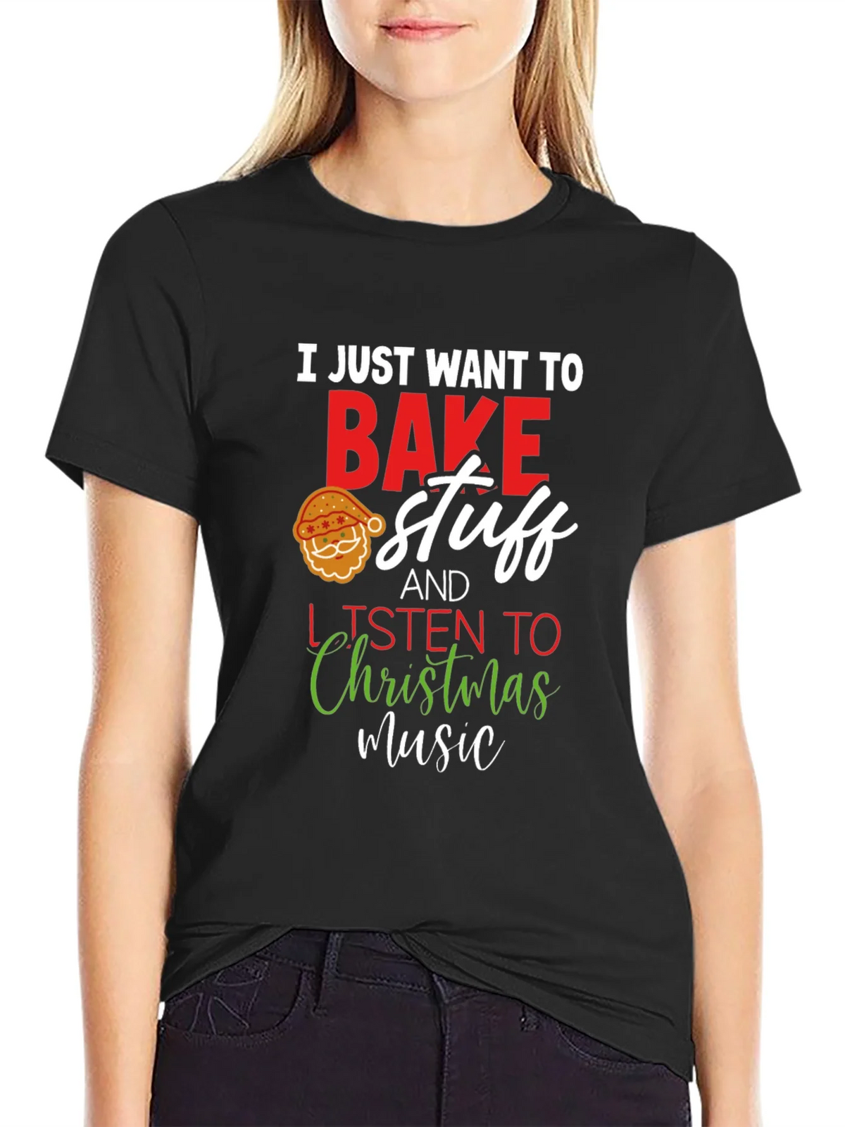 Festive Baking T-Shirt: Christmas Music & Treats product image 2