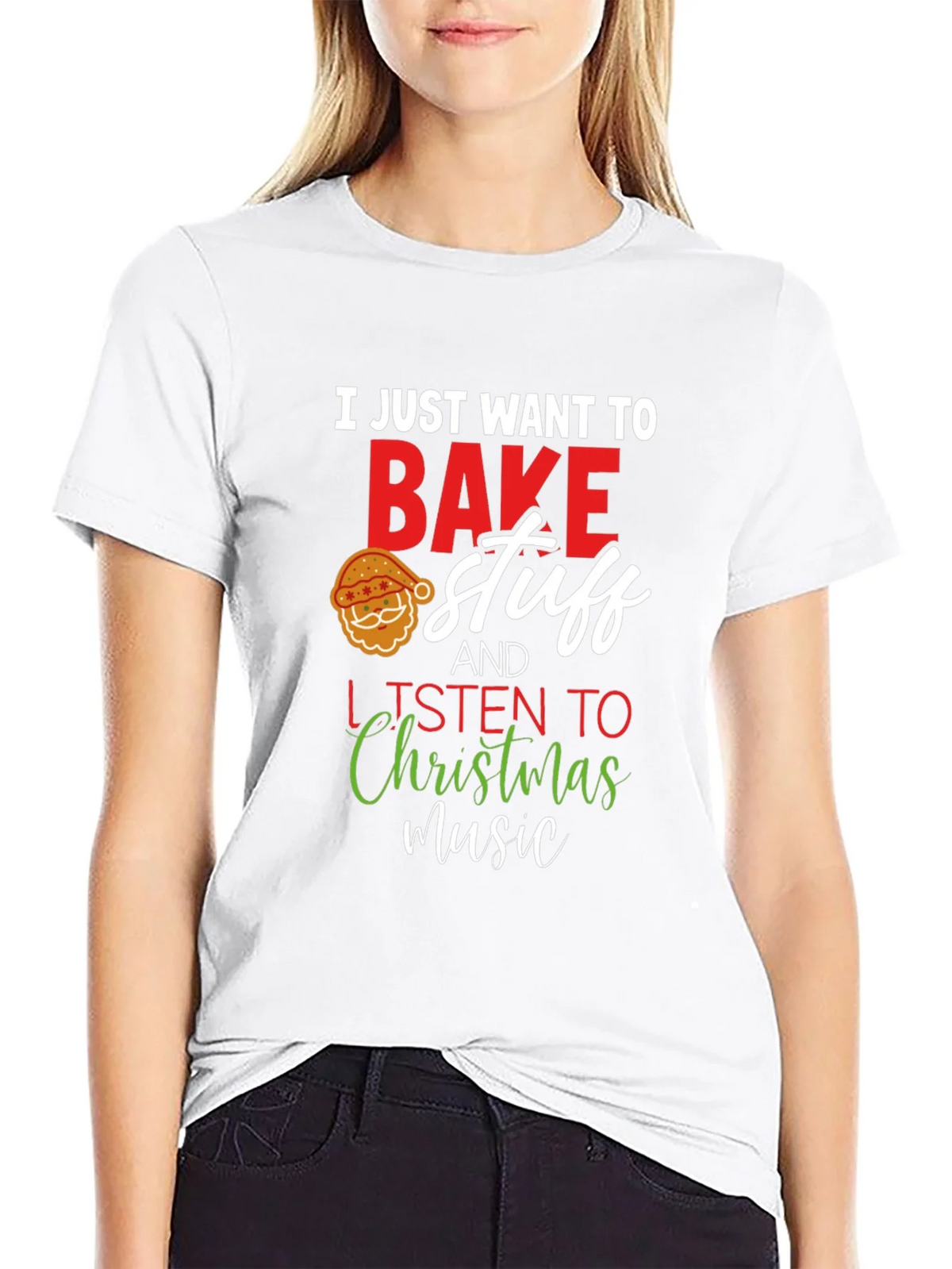 Festive Baking T-Shirt: Christmas Music & Treats product image 8