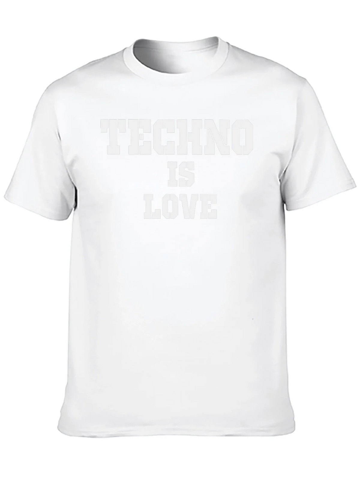Techno is Love Black T-Shirt product image 9