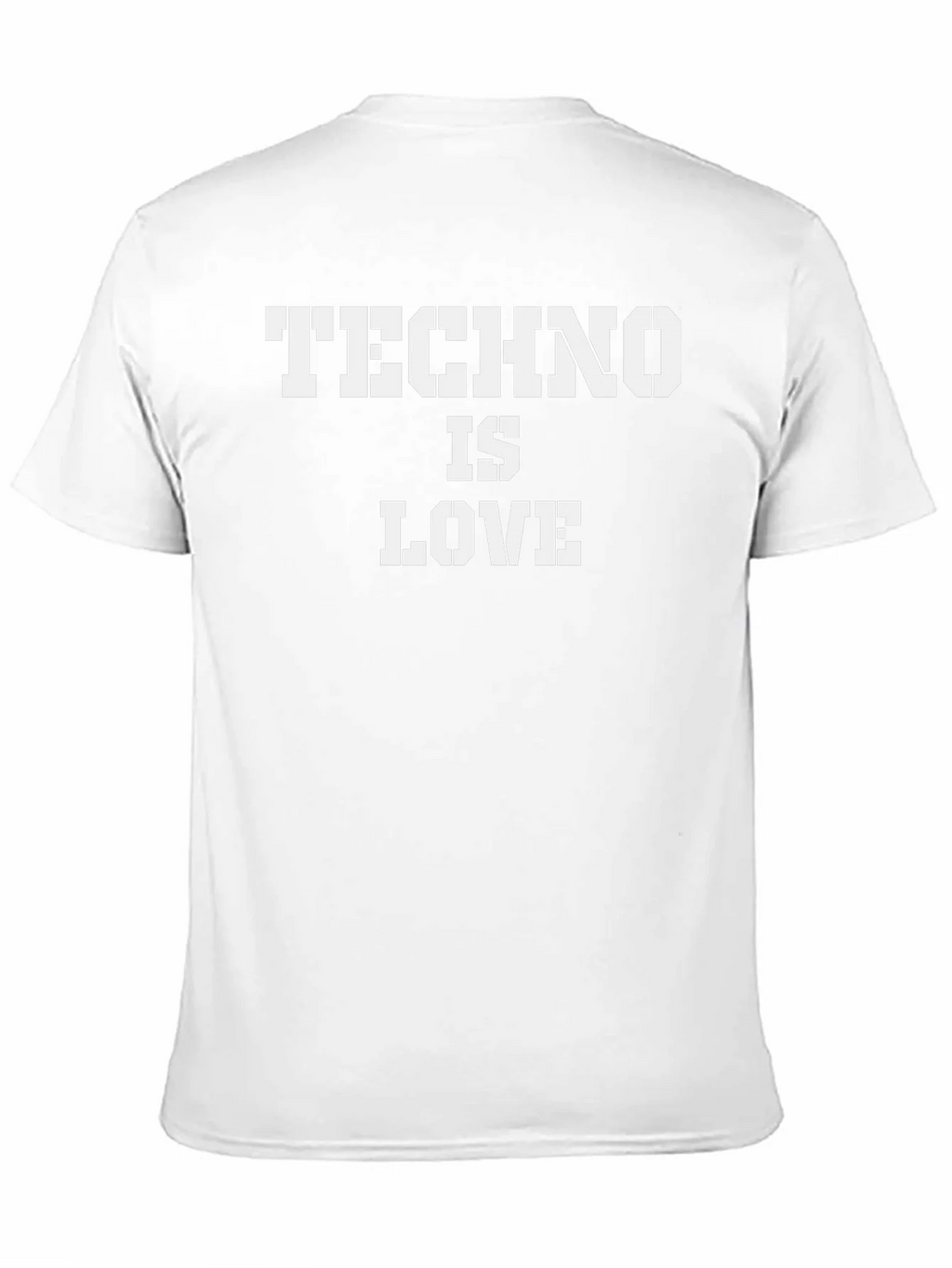 Techno is Love Black T-Shirt product image 10