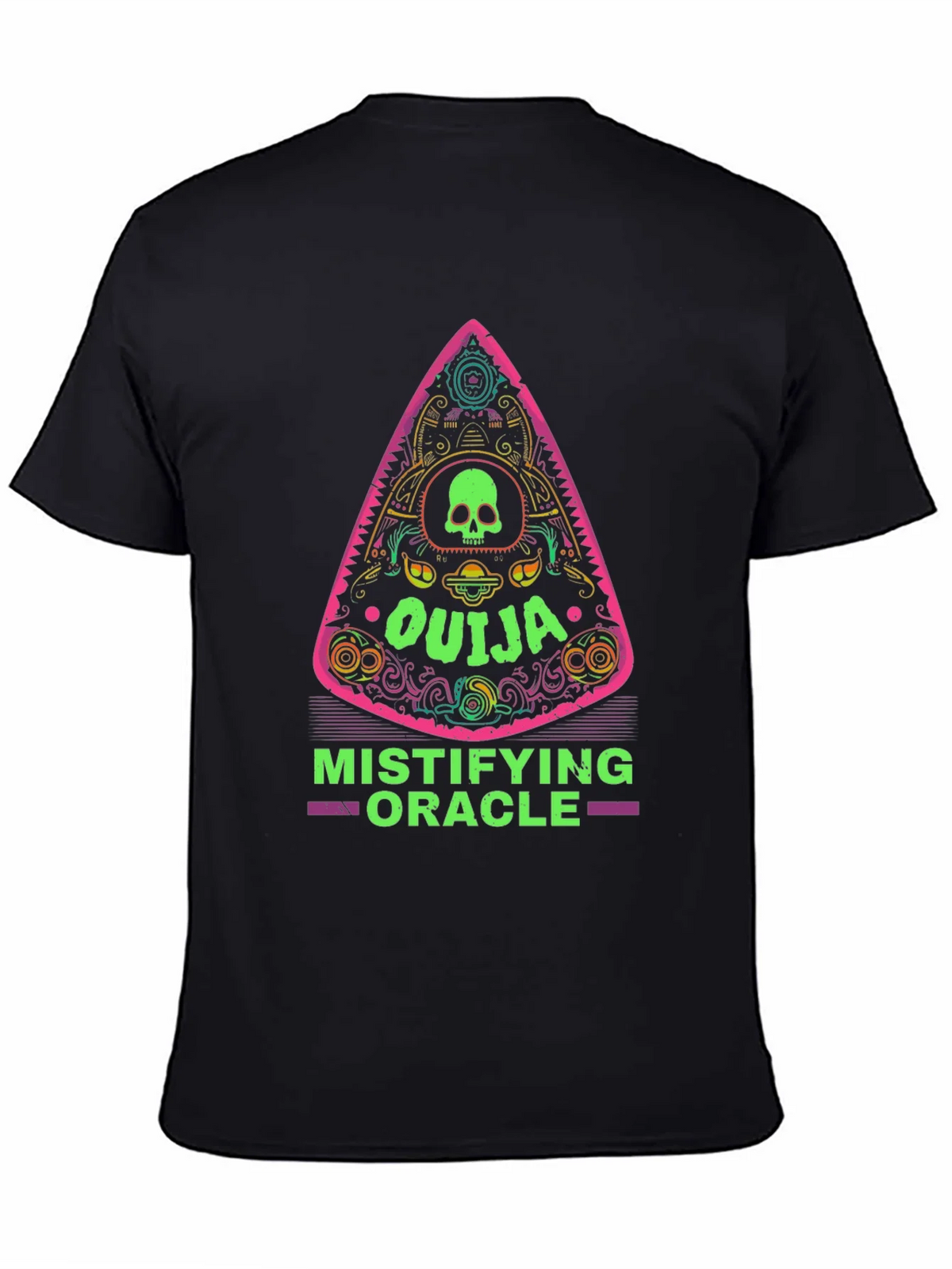 Ouija Mistifying Oracle Graphic Tee - Unisex Black T-Shirt product image 4