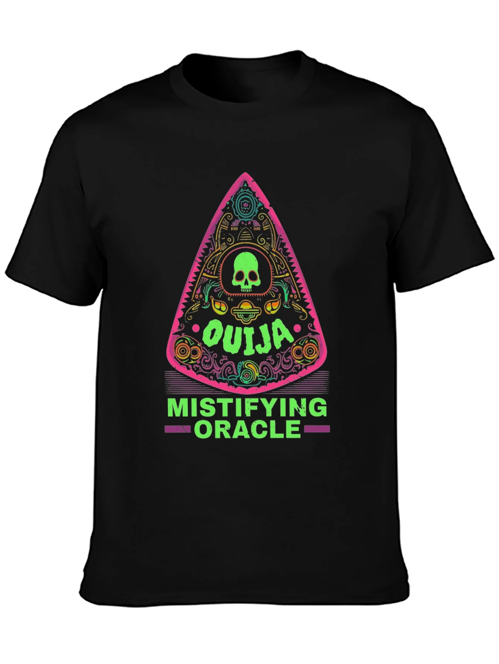 Ouija Mistifying Oracle Graphic Tee - Unisex Black T-Shirt product image 3