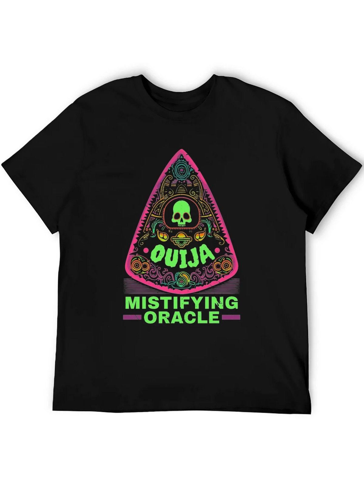 Ouija Mistifying Oracle Graphic Tee - Unisex Black T-Shirt product image 5