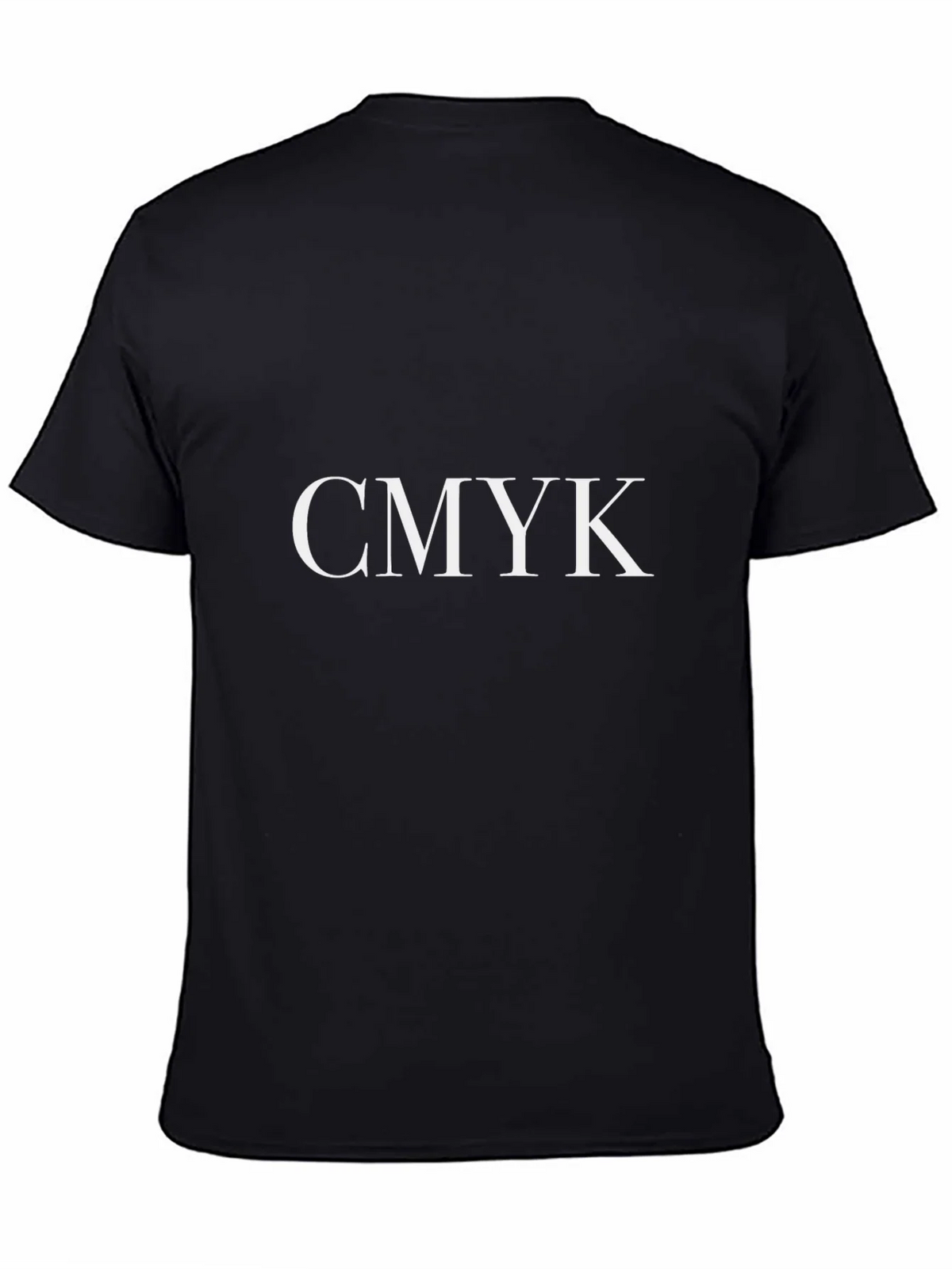 CMYK Graphic Tee - Classic Black Cotton T-Shirt product image 4