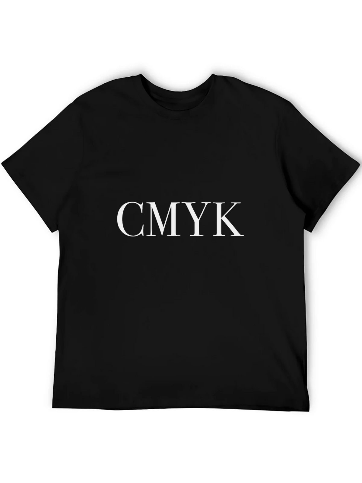 CMYK Graphic Tee - Classic Black Cotton T-Shirt product image 5