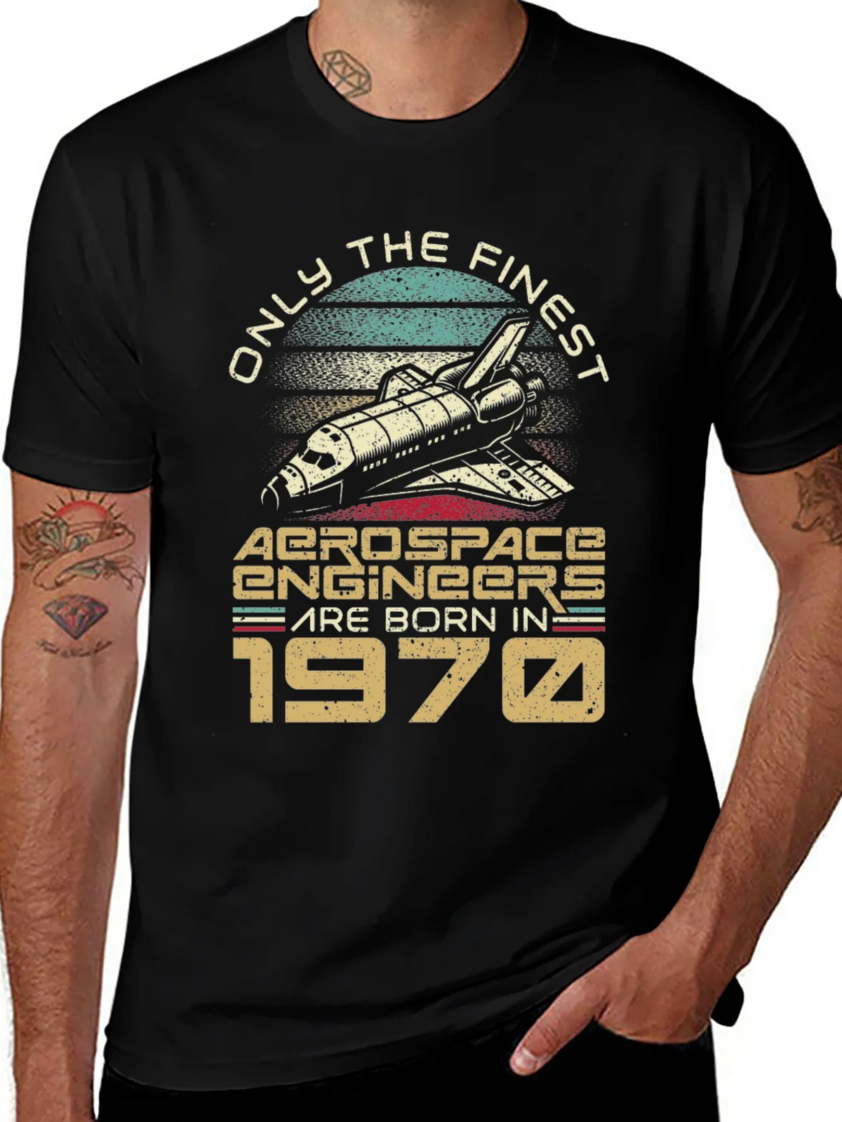 Aerospace Engineer Born in 1970 T-Shirt product image 1