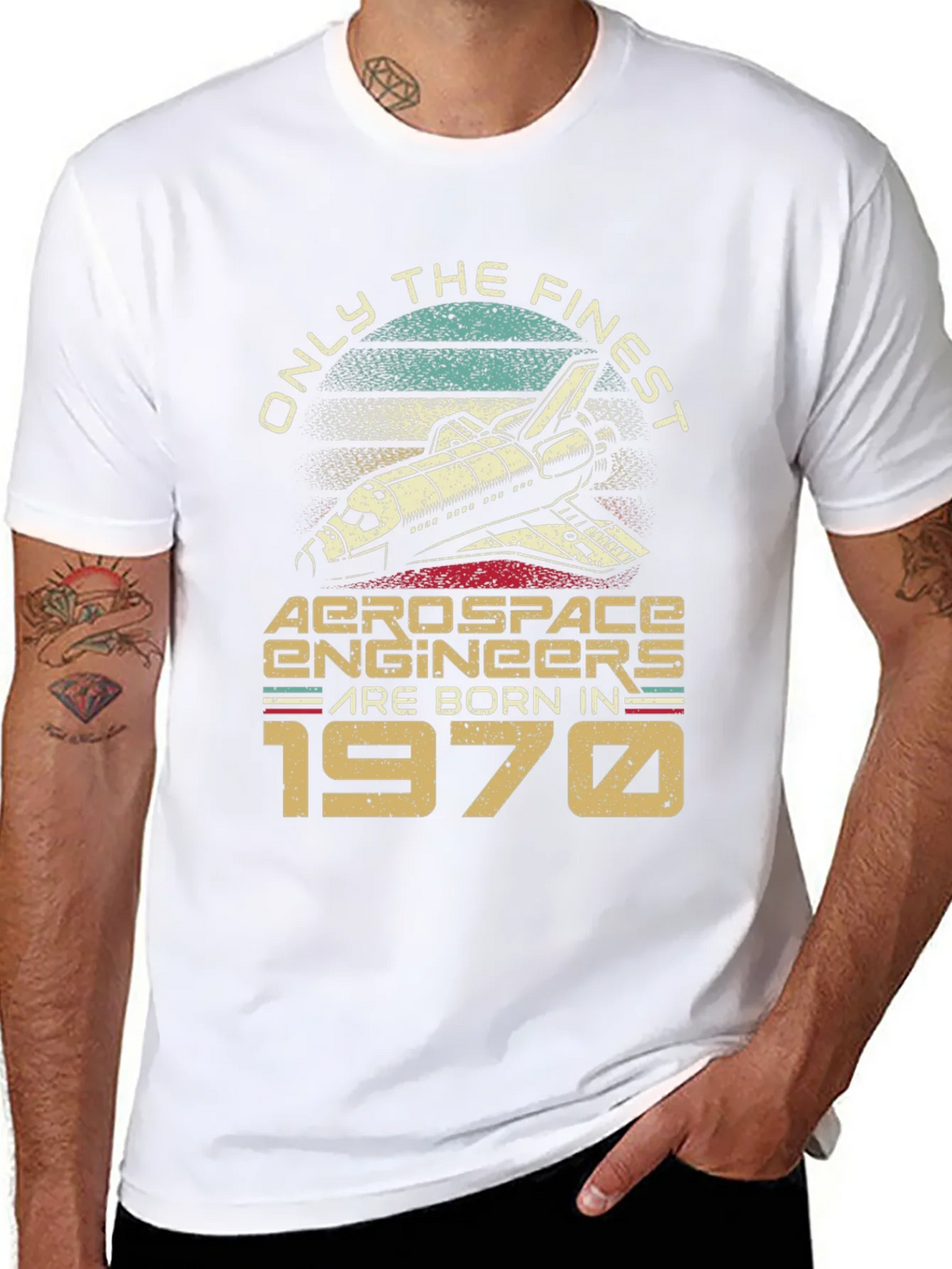 Aerospace Engineer Born in 1970 T-Shirt product image 7