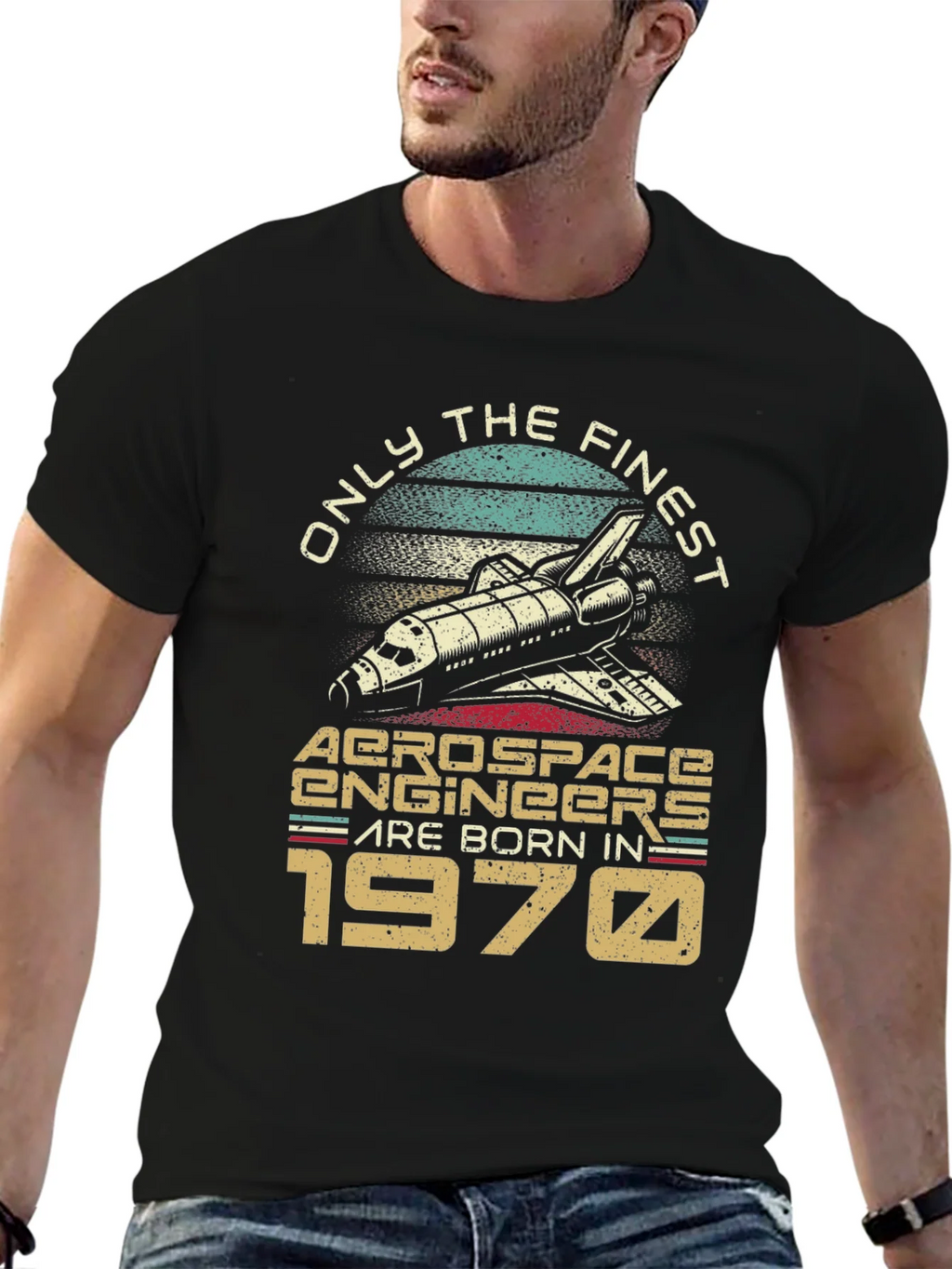 Aerospace Engineer Born in 1970 T-Shirt product image 6