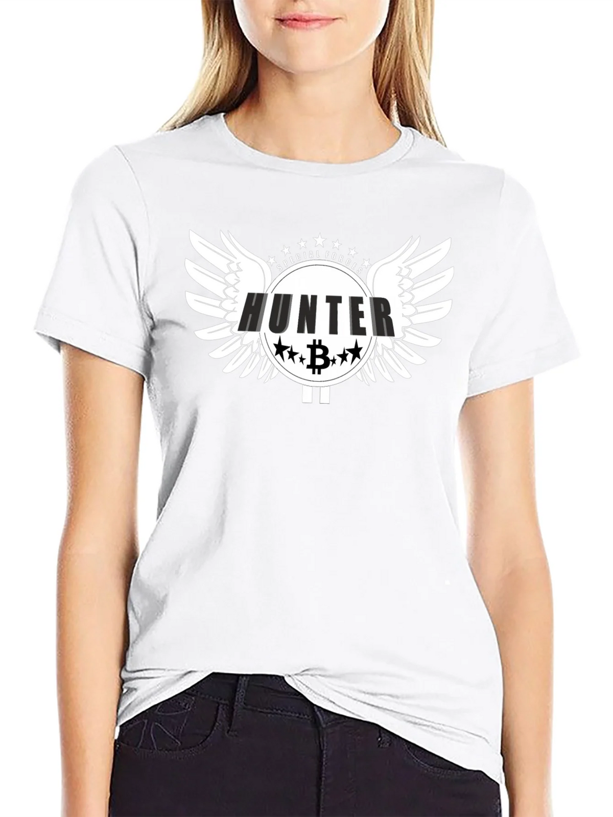 Hunter Special Forces Bitcoin Graphic T-Shirt product image 8