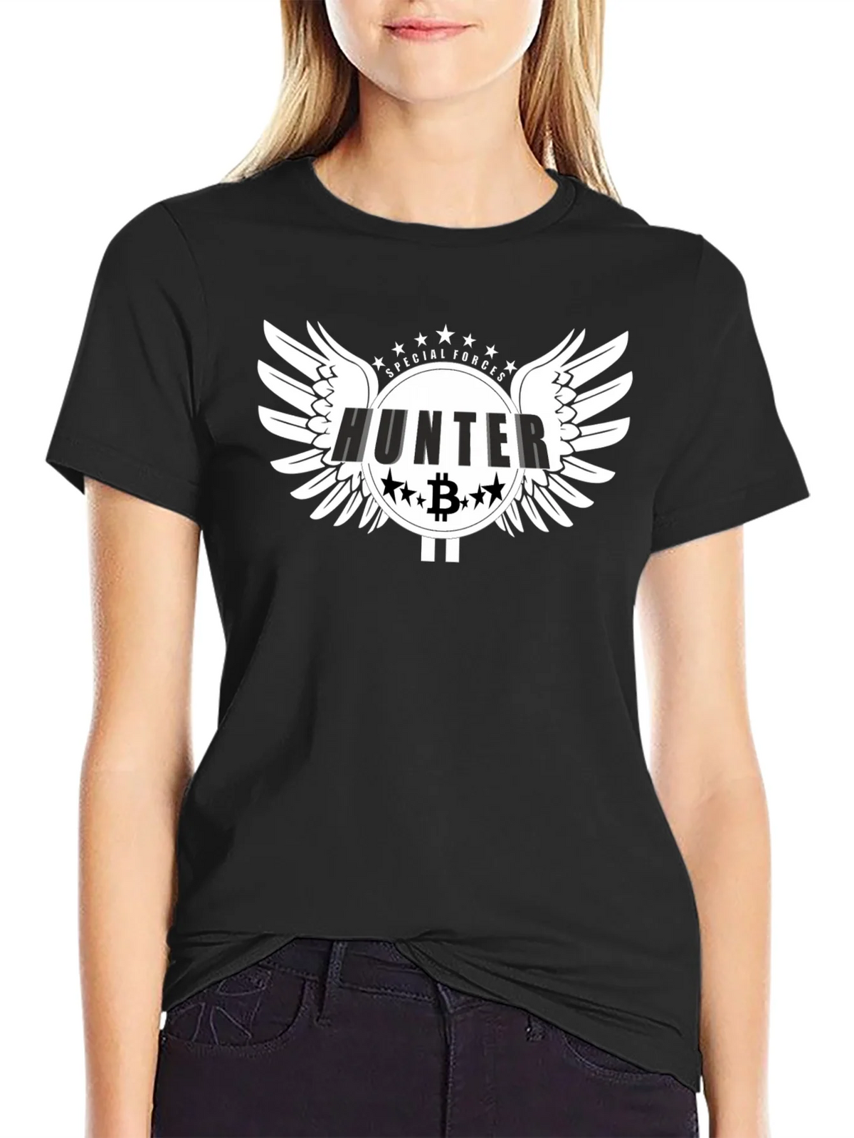 Hunter Special Forces Bitcoin Graphic T-Shirt product image 2